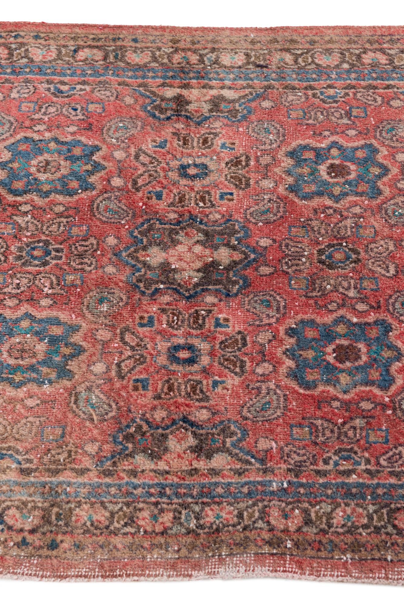 2' 10 x 5' 5 Hand Knotted Ultra Vintage Persian Wool Rug