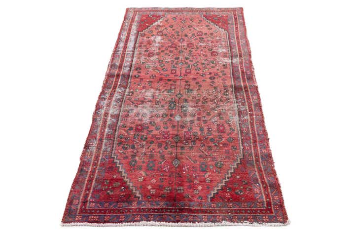 3' 3 x 6' 4 Hand Knotted Ultra Vintage Persian Wool Rug