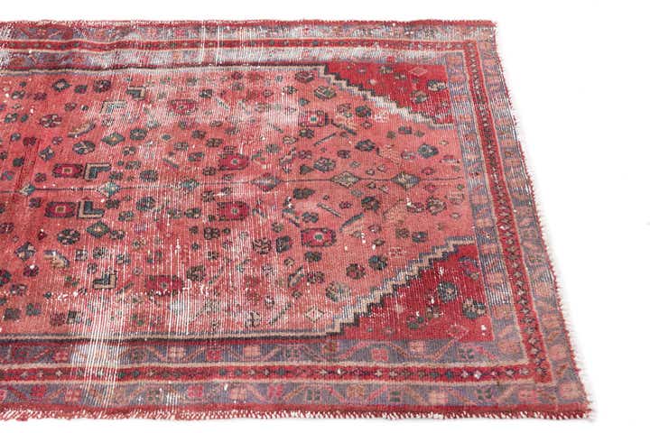 3' 3 x 6' 4 Hand Knotted Ultra Vintage Persian Wool Rug