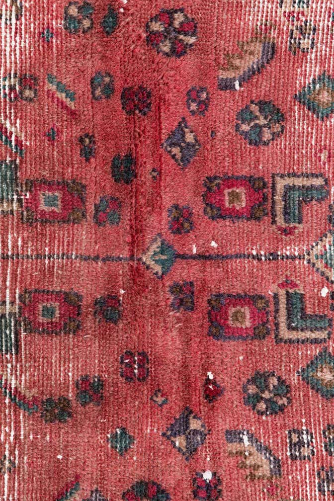 3' 3 x 6' 4 Hand Knotted Ultra Vintage Persian Wool Rug