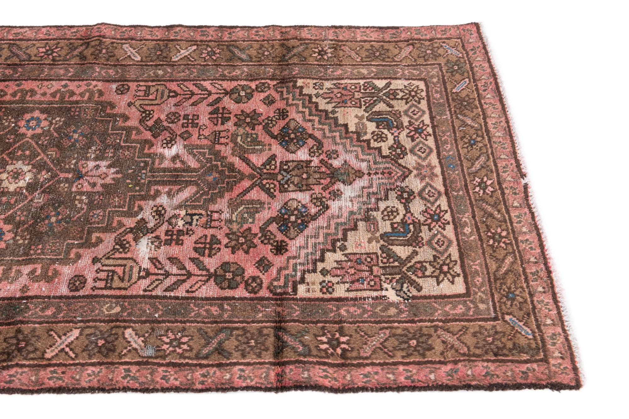 3' 3 x 6' 8 Hand Knotted Ultra Vintage Persian Wool Rug