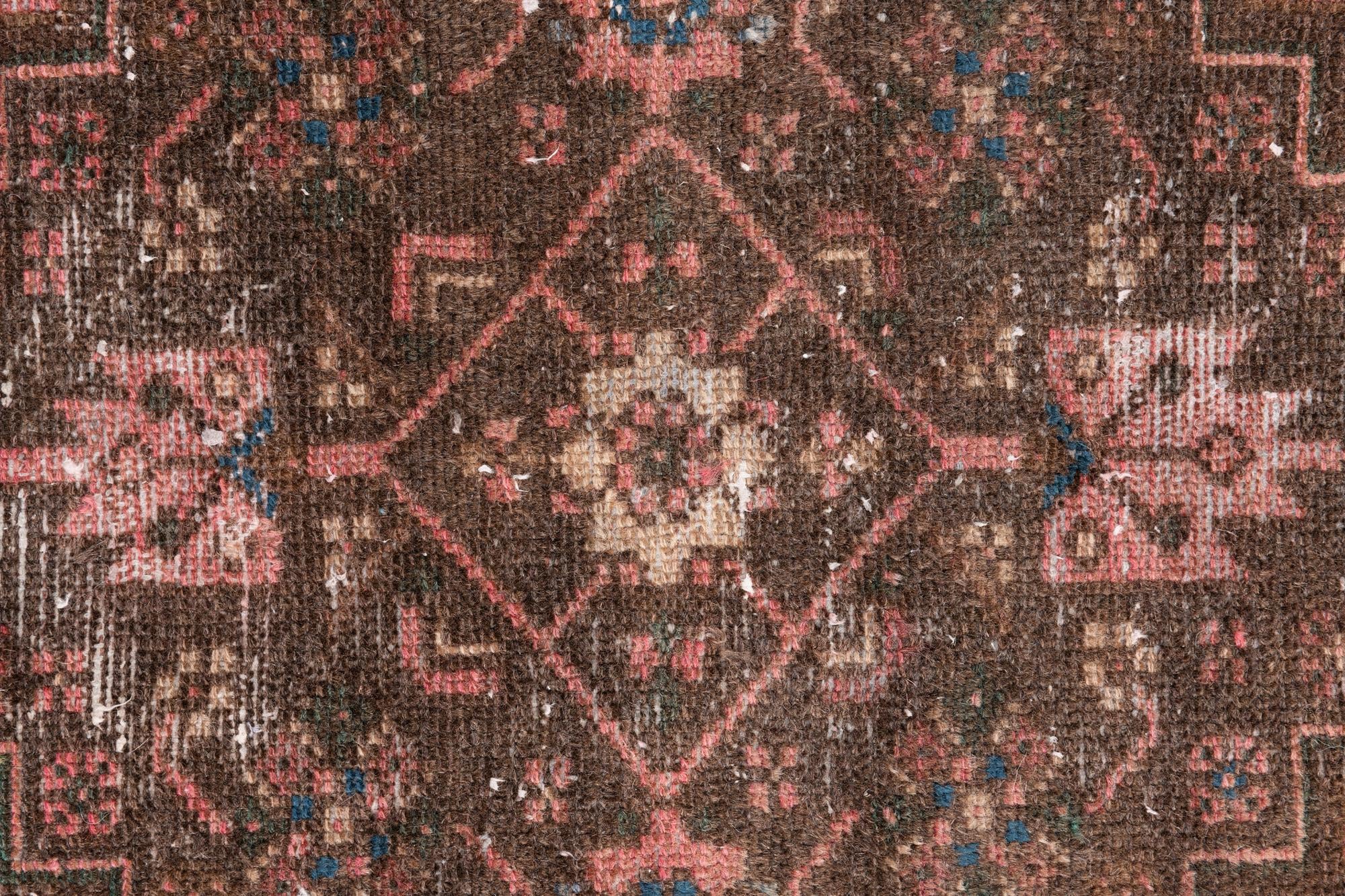 3' 3 x 6' 8 Hand Knotted Ultra Vintage Persian Wool Rug