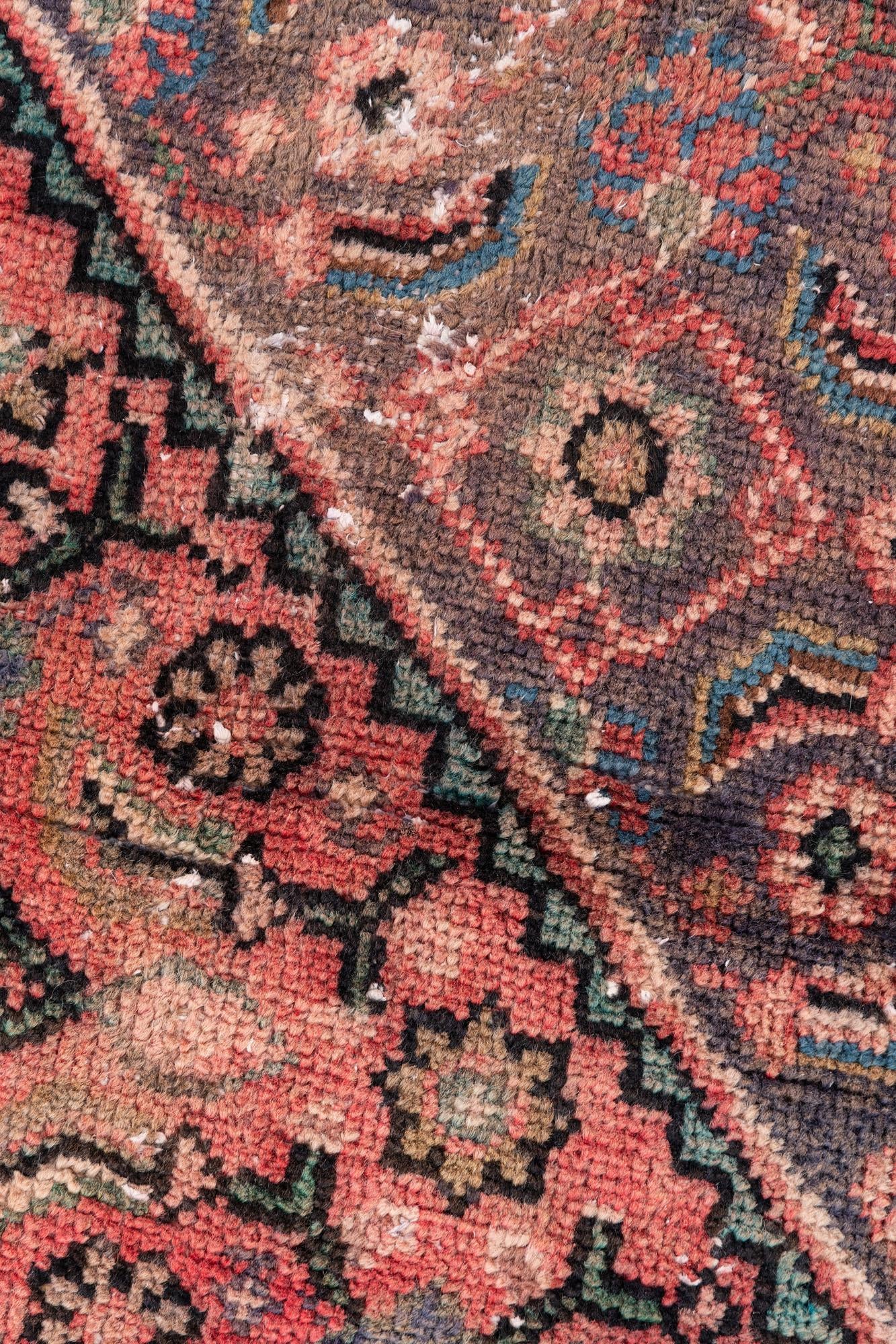 3' 6 x 4' 7 Hand Knotted Ultra Vintage Persian Wool Rug