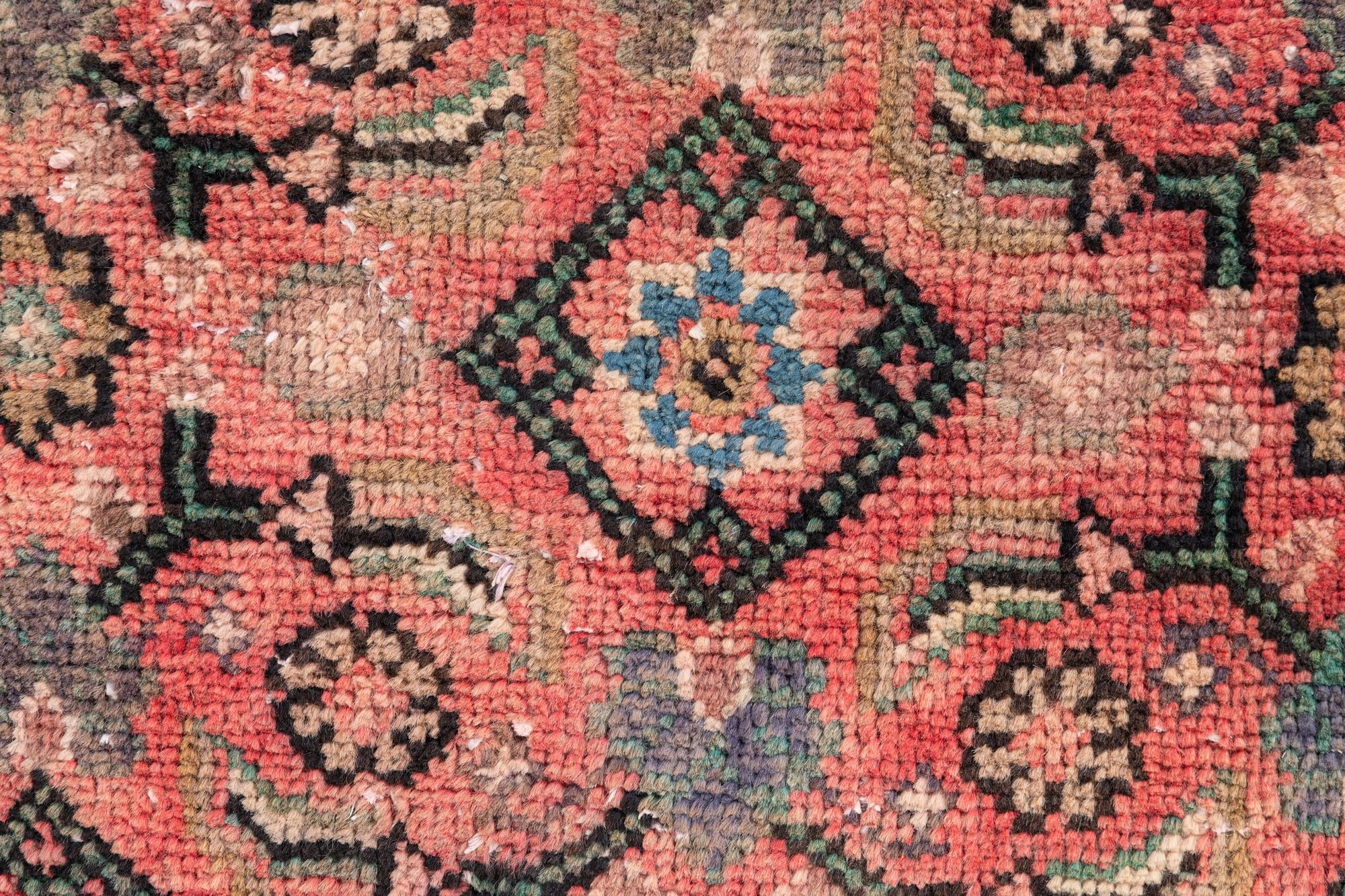 3' 6 x 4' 7 Hand Knotted Ultra Vintage Persian Wool Rug
