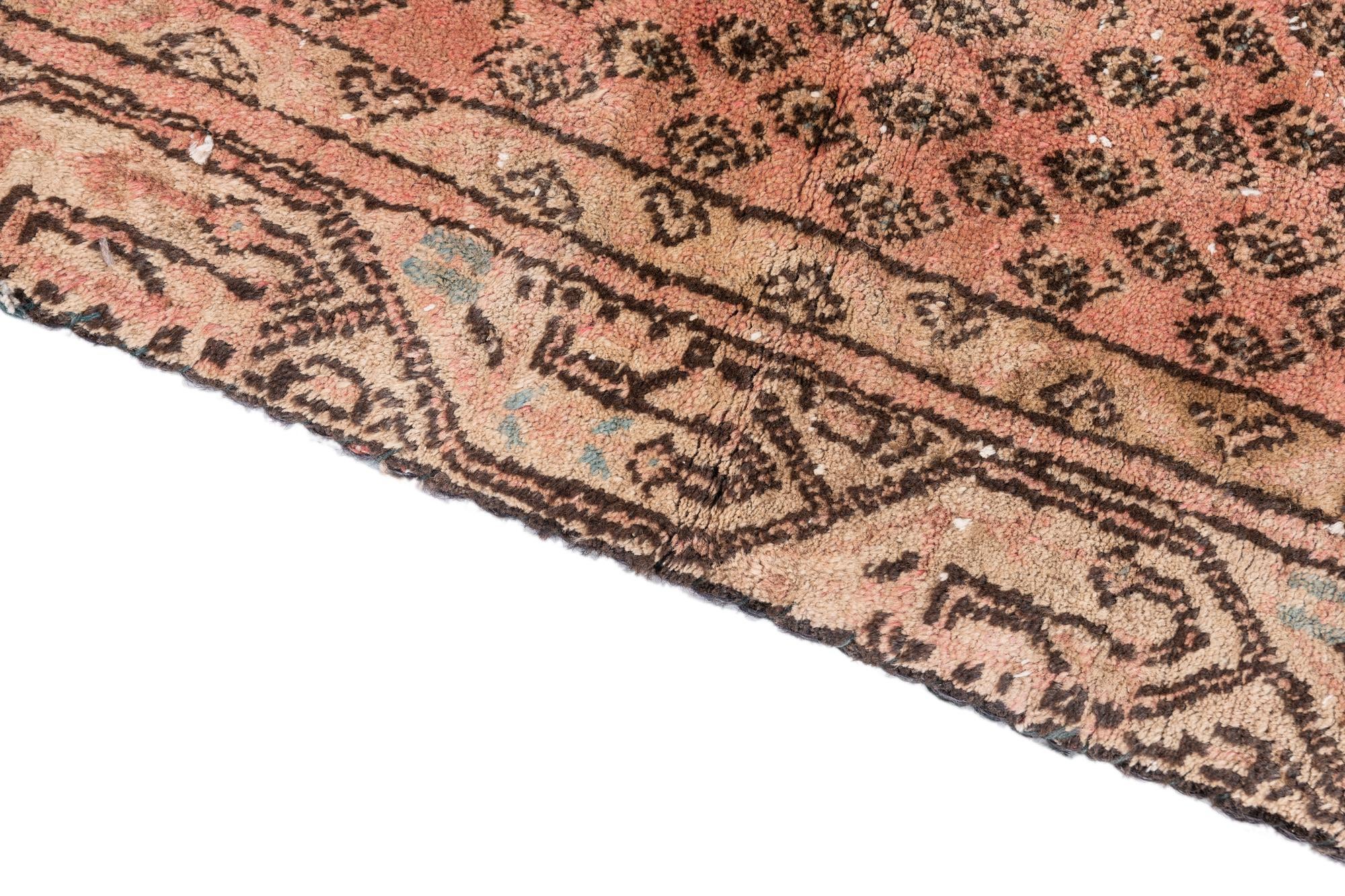 3' 9 x 6' 1 Hand Knotted Ultra Vintage Persian Wool Rug