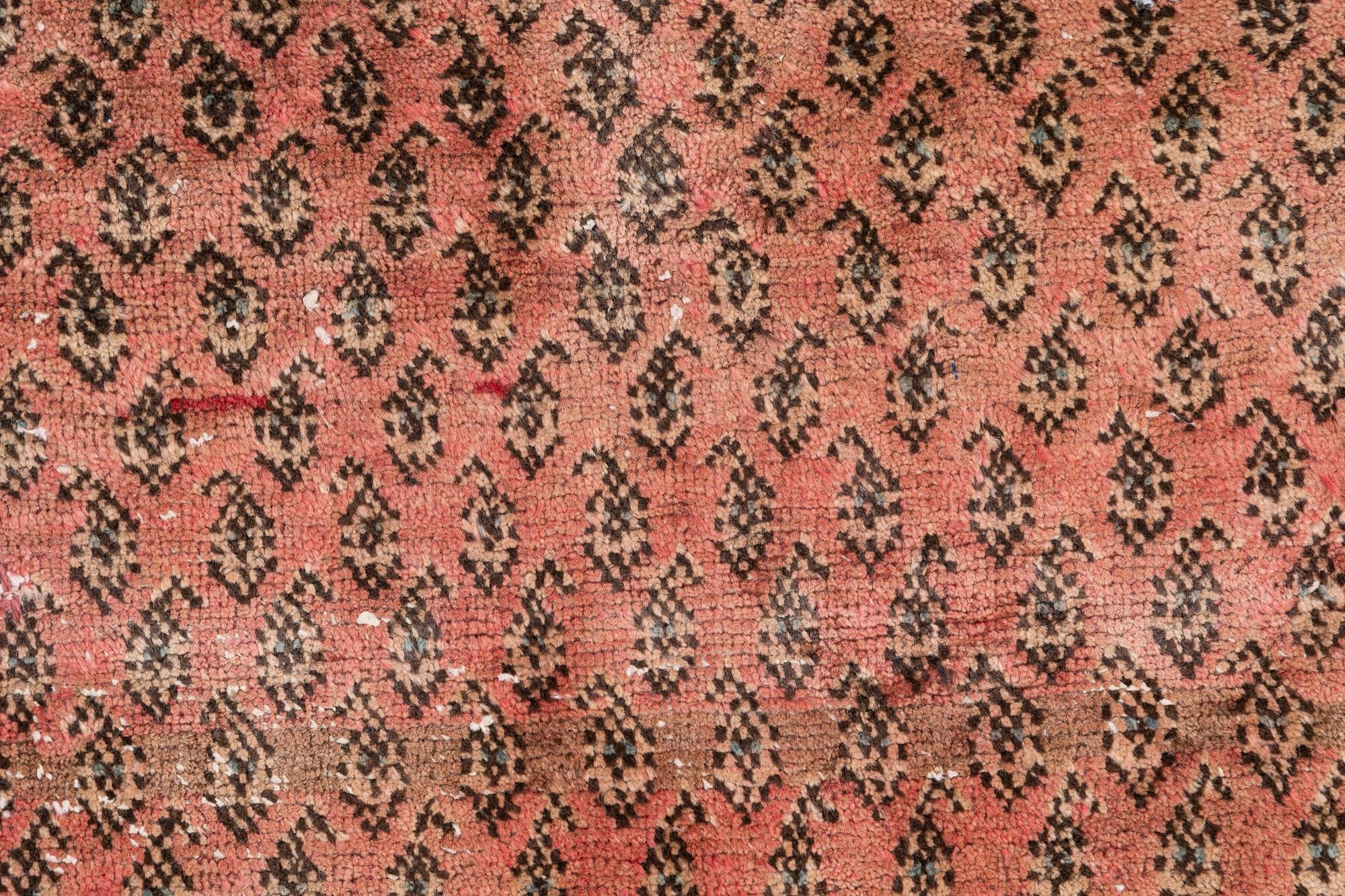 3' 9 x 6' 1 Hand Knotted Ultra Vintage Persian Wool Rug