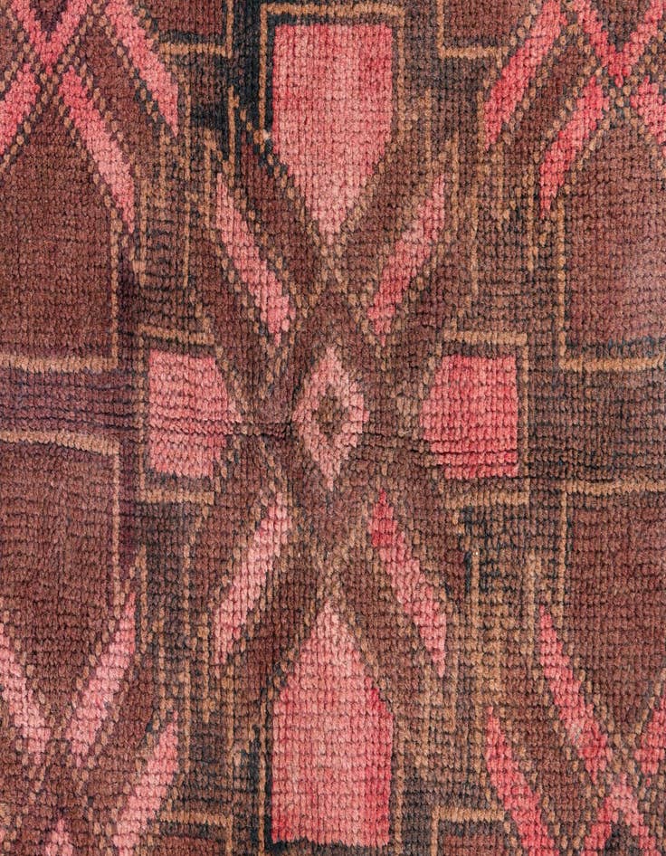 Detail image of 3' 7 x 6' 2 Hand Knotted Ultra Vintage Persian Wool Rug