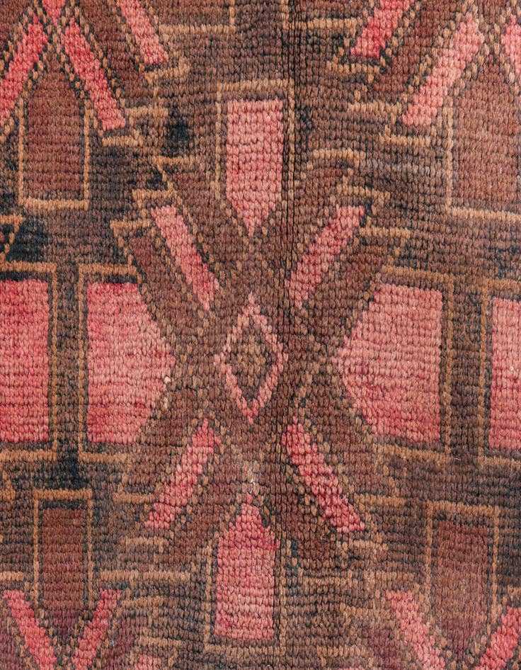 Detail image of 3' 7 x 6' 2 Hand Knotted Ultra Vintage Persian Wool Rug