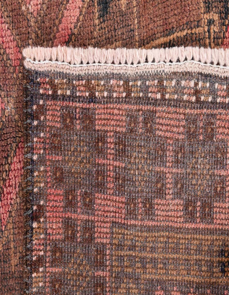 Detail image of 3' 7 x 6' 2 Hand Knotted Ultra Vintage Persian Wool Rug