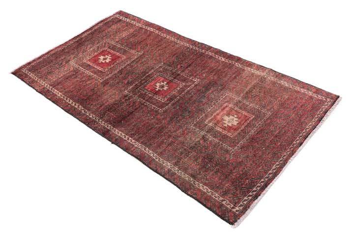 3' x 5' 4 Hand Knotted Ultra Vintage Persian Wool Rug