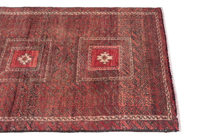 Detail image of 3' x 5' 4 Hand Knotted Ultra Vintage Persian Wool Rug