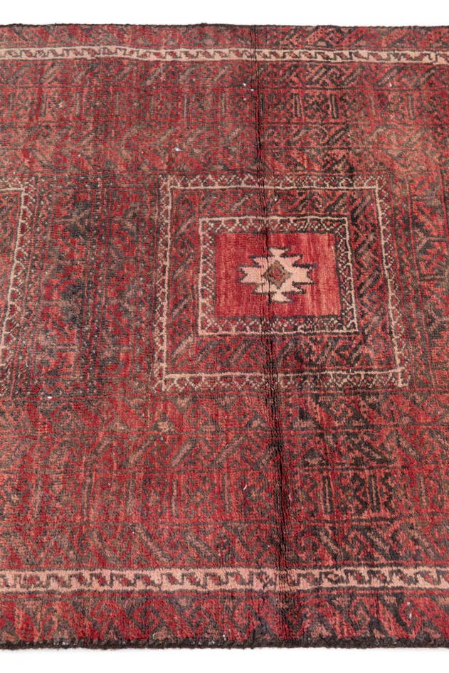 Detail image of 3' x 5' 4 Hand Knotted Ultra Vintage Persian Wool Rug