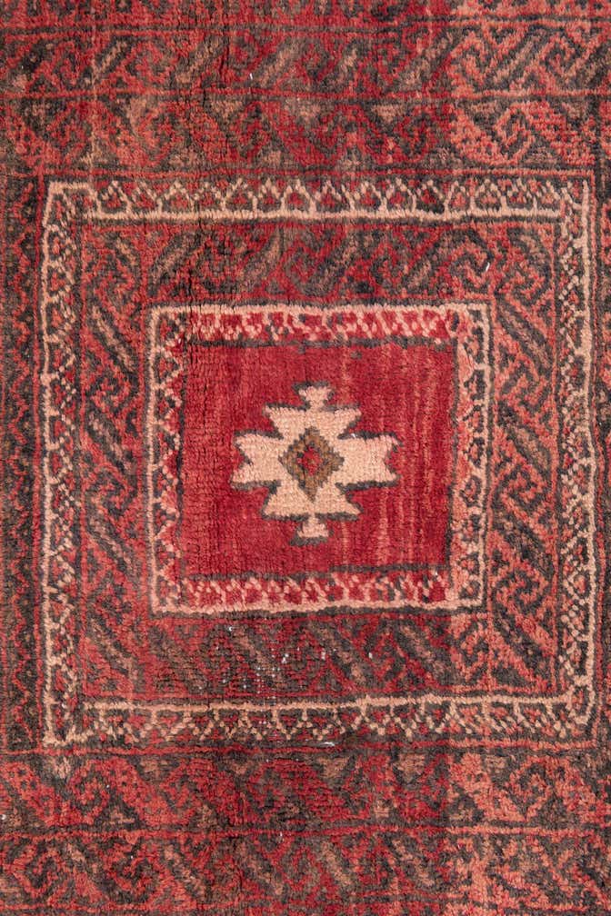 3' x 5' 4 Hand Knotted Ultra Vintage Persian Wool Rug