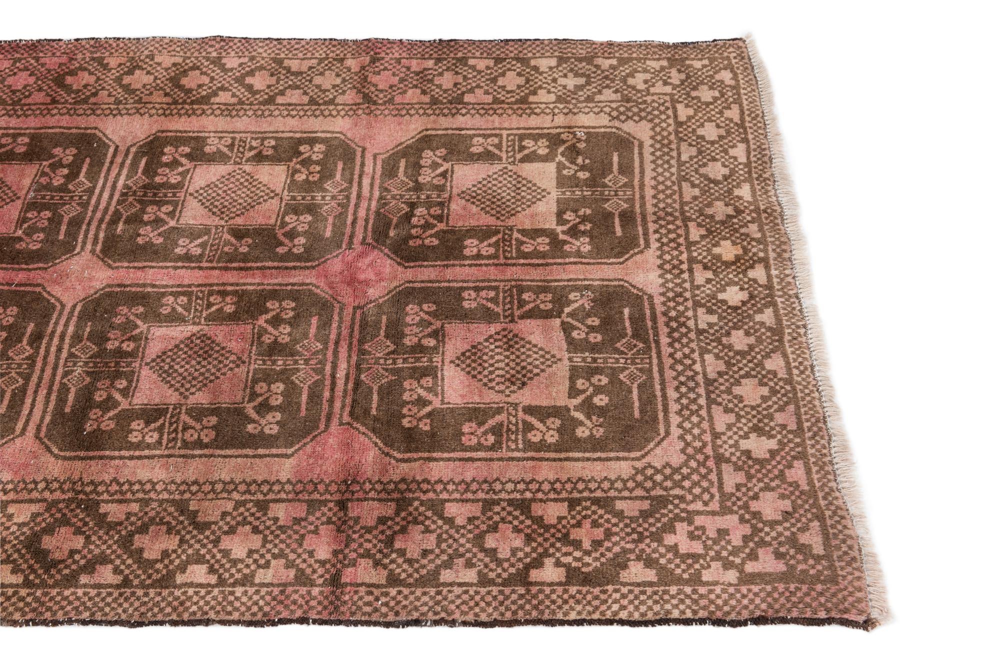 3' 5 x 6' 2 Hand Knotted Ultra Vintage Persian Wool Rug