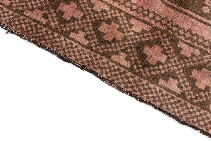 Detail image of 3' 5 x 6' 2 Hand Knotted Ultra Vintage Persian Wool Rug