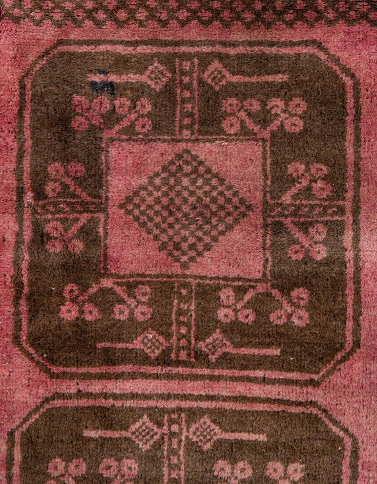 Detail image of 3' 5 x 6' 2  Hand Knotted Ultra Vintage Persian Wool Rug