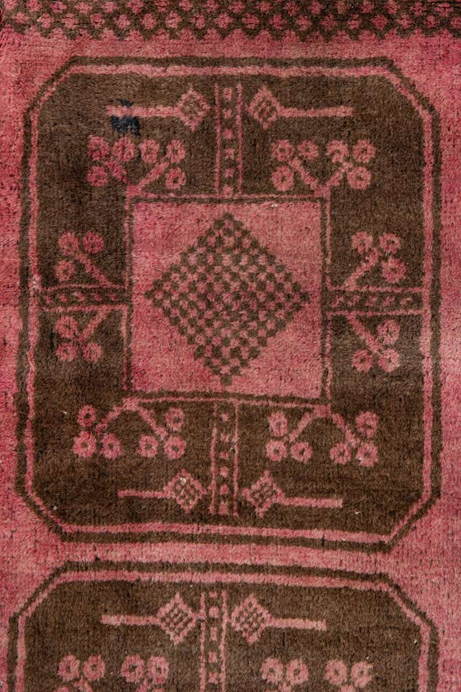 3' 5 x 6' 2 Hand Knotted Ultra Vintage Persian Wool Rug