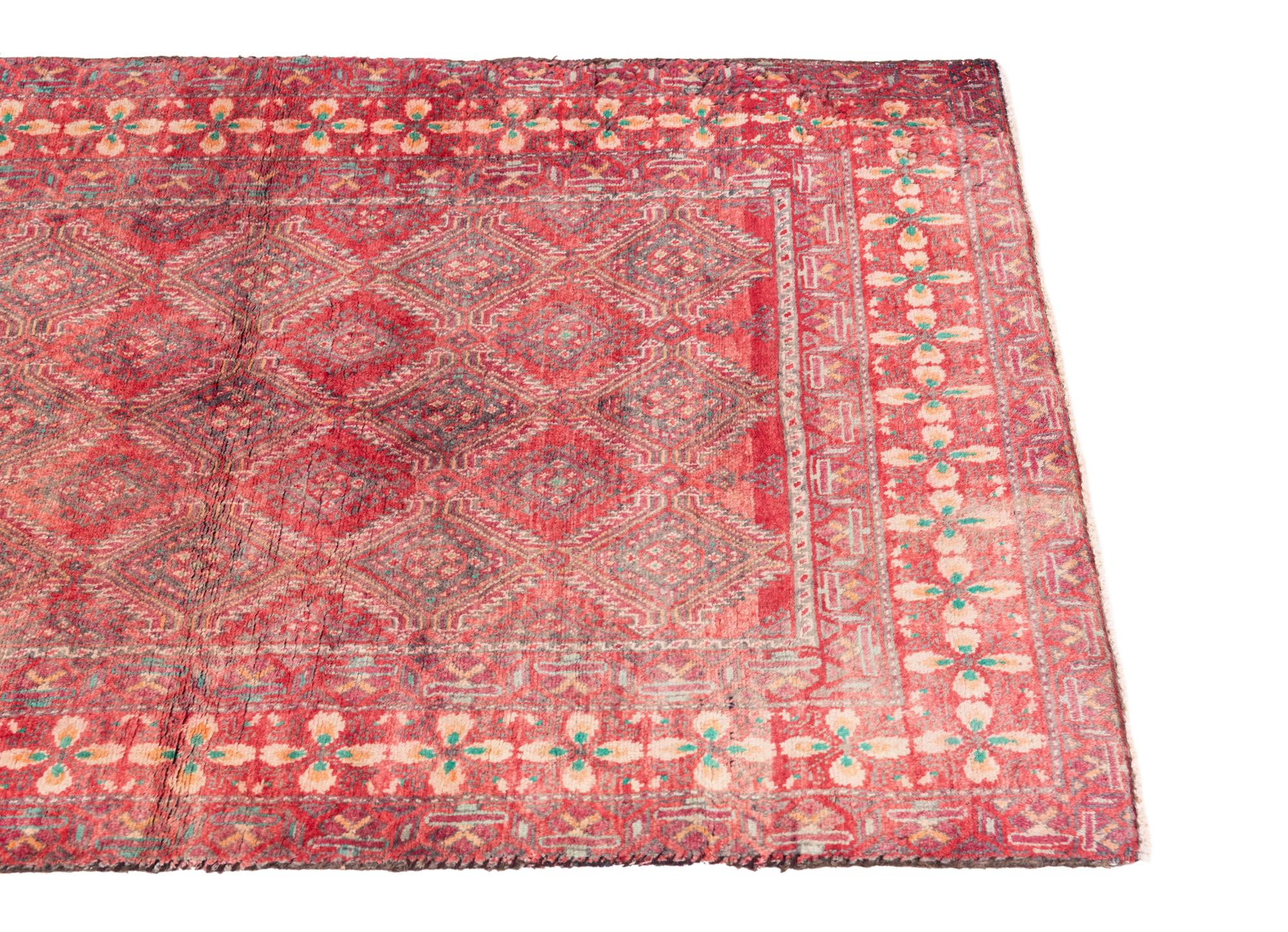 3' x 5' 2 Hand Knotted Ultra Vintage Persian Wool Rug