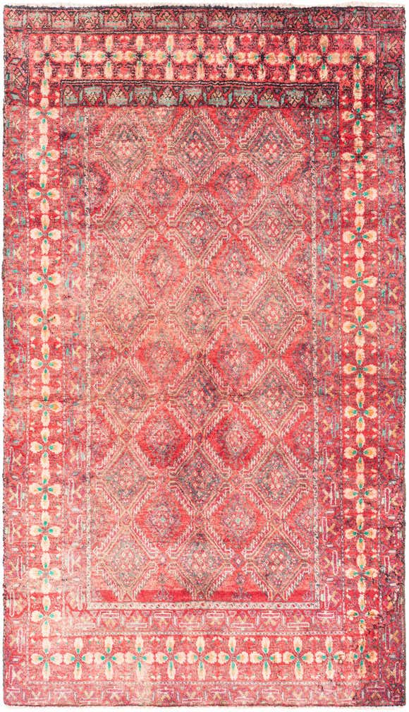 3' x 5' 2 Hand Knotted Ultra Vintage Persian Wool Rug