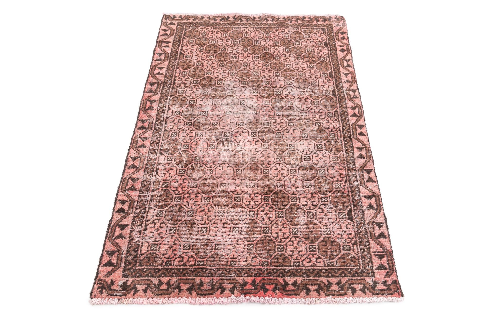 3' 1 x 5' Hand Knotted Ultra Vintage Persian Wool Rug