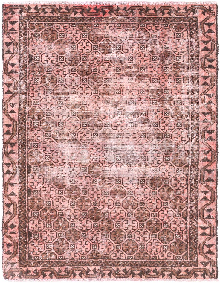 Detail image of 3' 1 x 5' Hand Knotted Ultra Vintage Persian Wool Rug