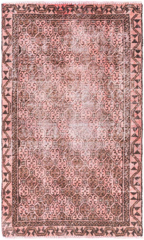 3' 1 x 5' Hand Knotted Ultra Vintage Persian Wool Rug