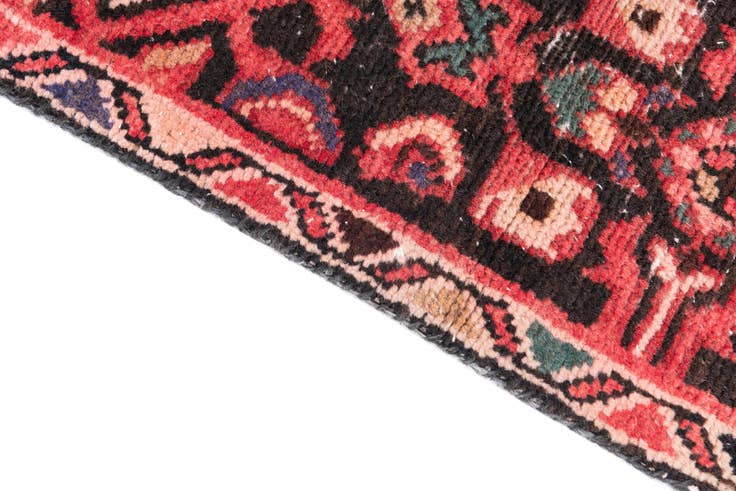 Detail image of 2' 8 x 5' 2 Hand Knotted Ultra Vintage Persian Wool Rug
