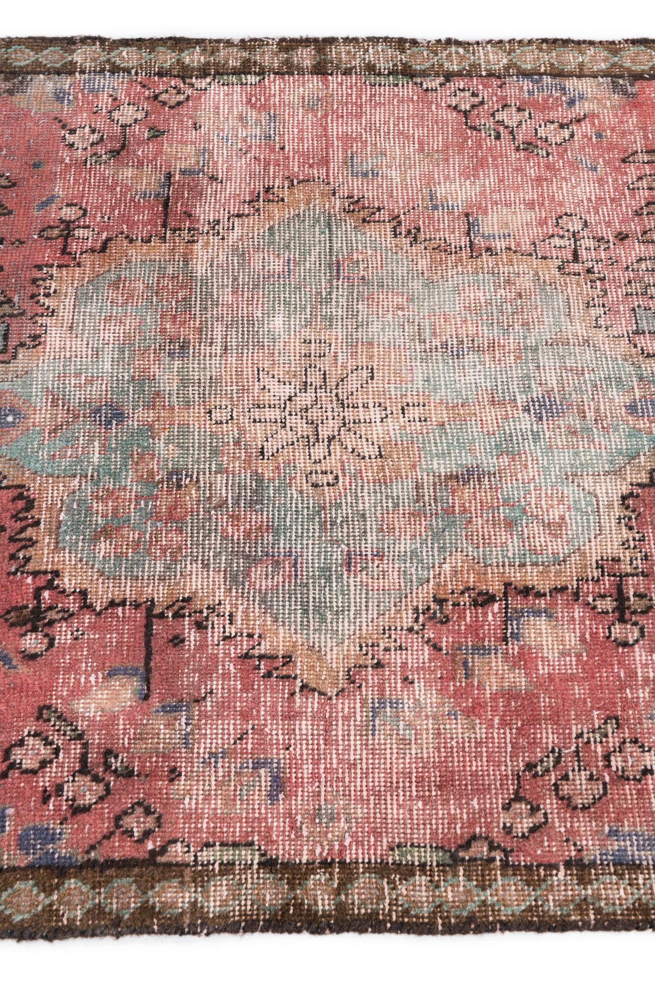 3' 1 x 5' Hand Knotted Ultra Vintage Persian Wool Rug