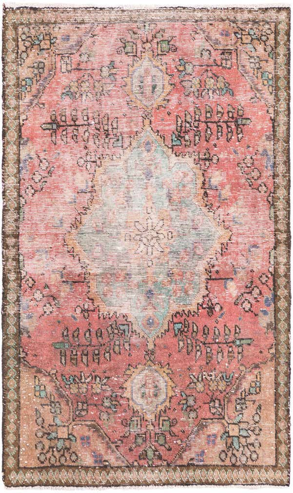 3' 1 x 5' Hand Knotted Ultra Vintage Persian Wool Rug