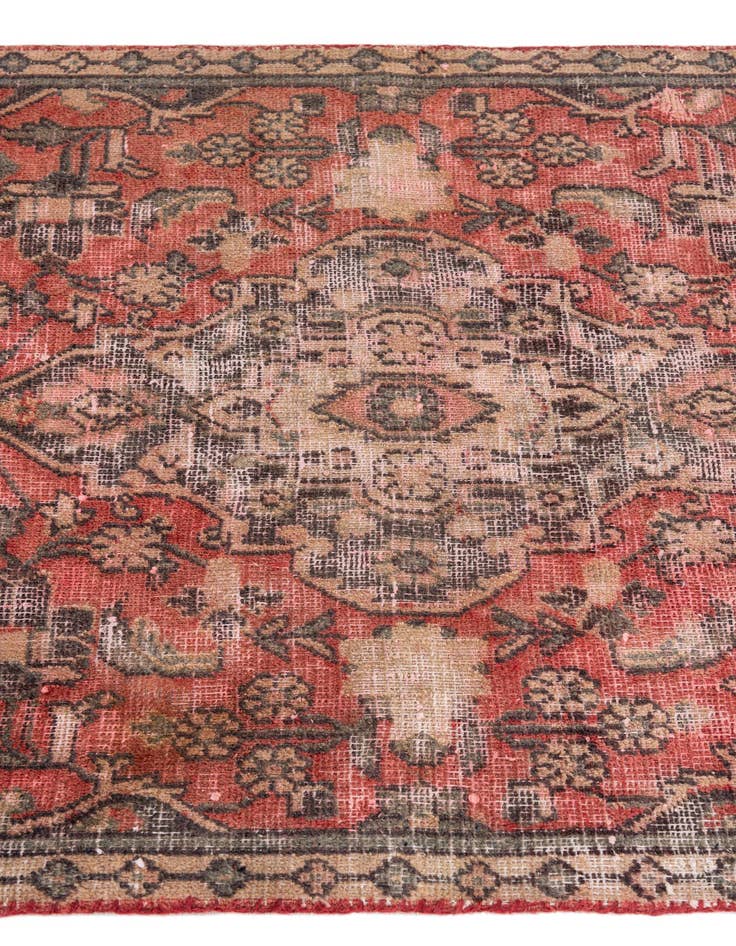 Detail image of 2' 9 x 5'  Hand Knotted Ultra Vintage Persian Wool Rug