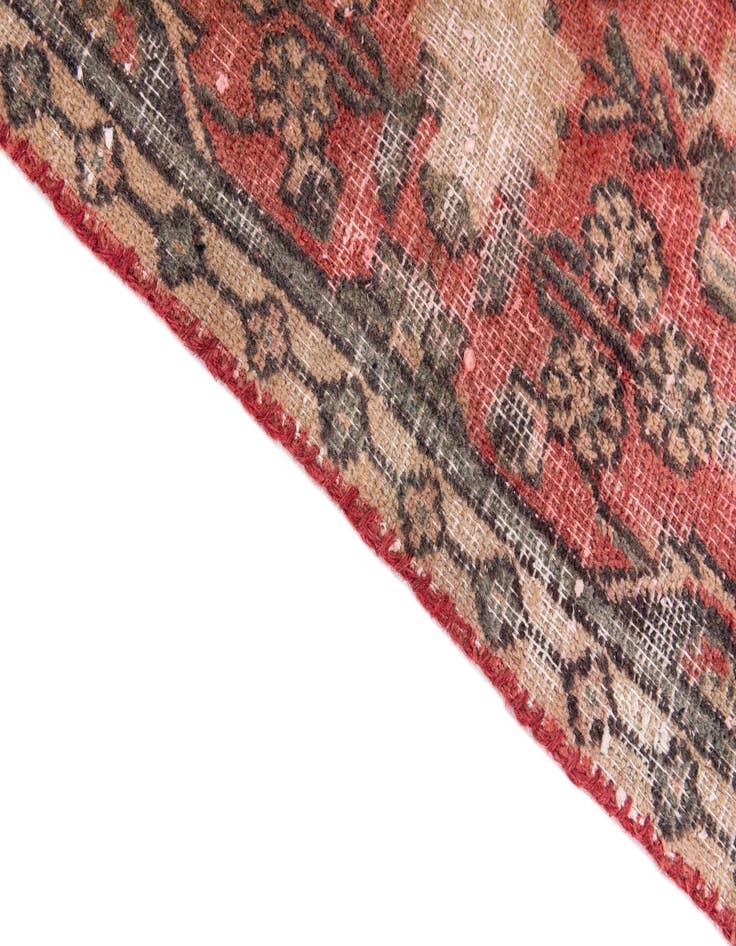 Detail image of 2' 9 x 5'  Hand Knotted Ultra Vintage Persian Wool Rug