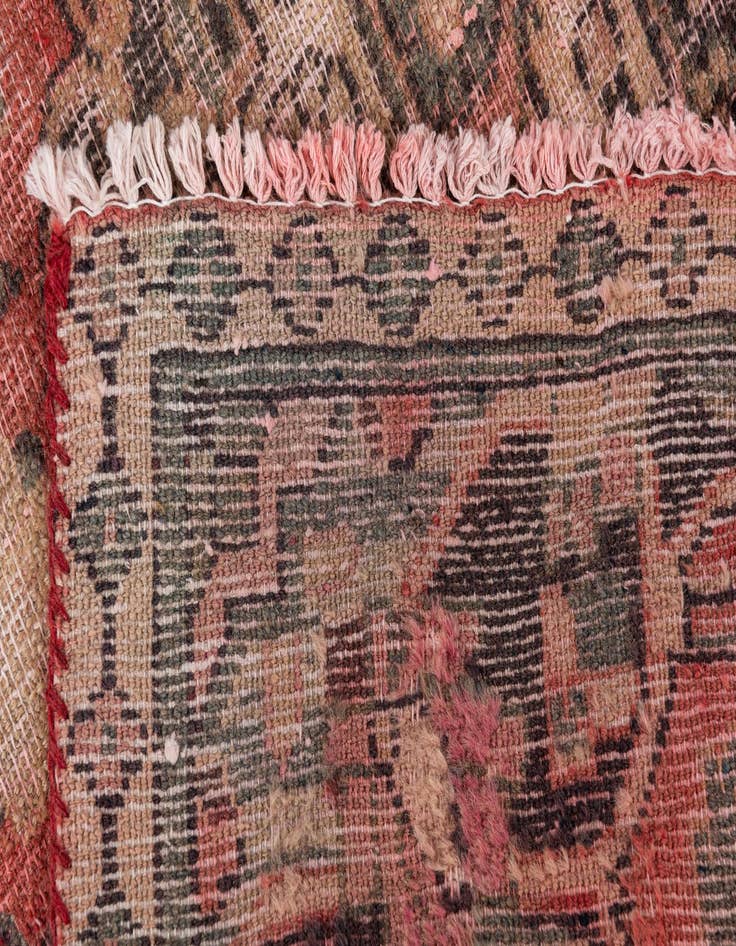 Detail image of 2' 9 x 5'  Hand Knotted Ultra Vintage Persian Wool Rug