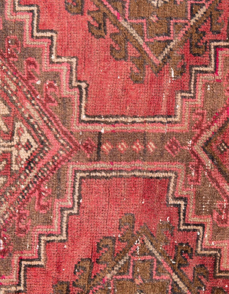 Detail image of 3' 3 x 4' 2  Hand Knotted Ultra Vintage Persian Wool Rug
