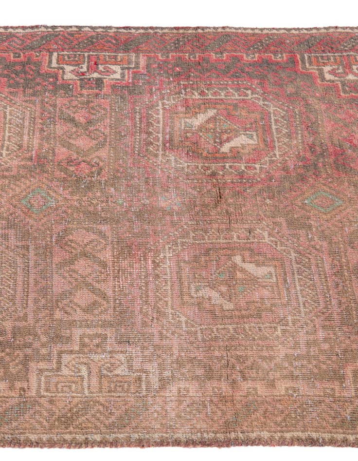 Detail image of 2' 6 x 5' 2  Hand Knotted Ultra Vintage Persian Wool Rug
