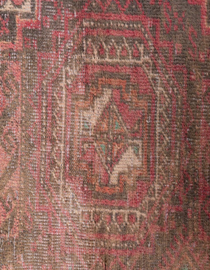 Detail image of 2' 6 x 5' 2  Hand Knotted Ultra Vintage Persian Wool Rug