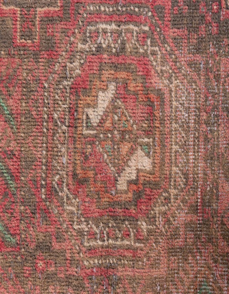 Detail image of 2' 6 x 5' 2  Hand Knotted Ultra Vintage Persian Wool Rug