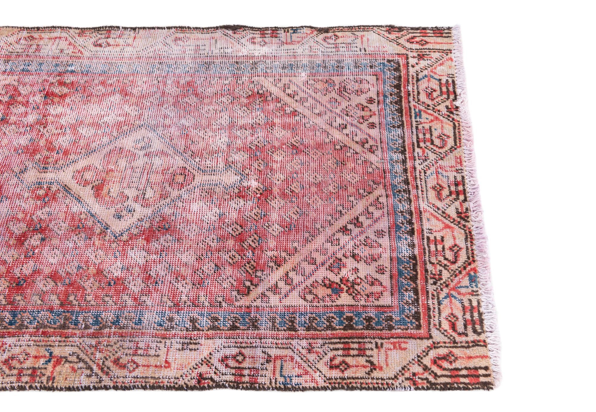 3' 1 x 5' Hand Knotted Ultra Vintage Persian Wool Rug