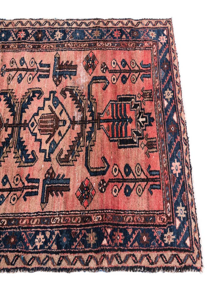 Detail image of 3' 4 x 6' 5  Hand Knotted Ultra Vintage Persian Wool Rug