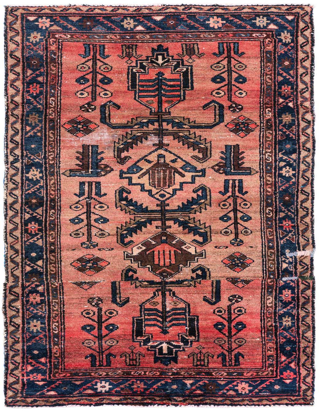 Primary image 3' 4 x 6' 5  Hand Knotted Ultra Vintage Persian Wool Rug