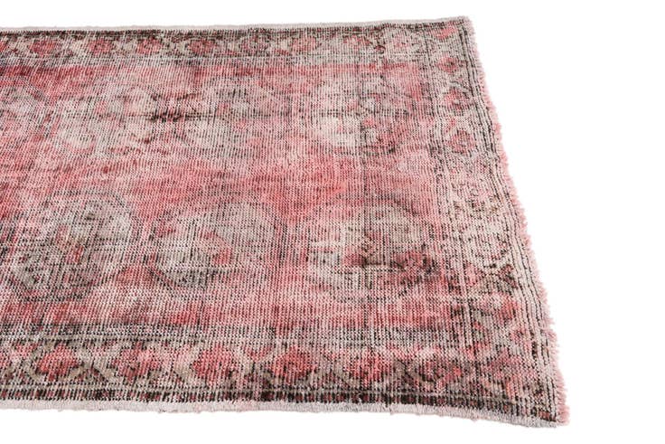 Detail image of 3' 9 x 6' 4 Hand Knotted Ultra Vintage Persian Wool Rug