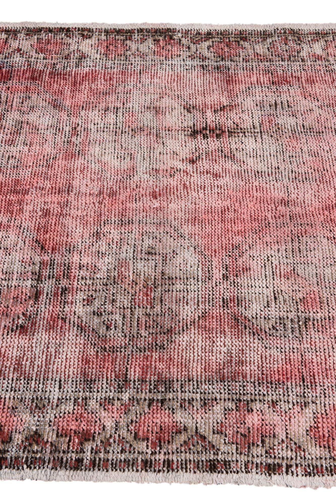 3' 9 x 6' 4 Hand Knotted Ultra Vintage Persian Wool Rug