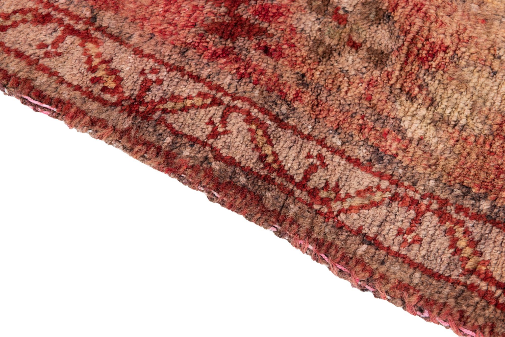 4' 5 x 8' Hand Knotted Ultra Vintage Persian Wool Rug