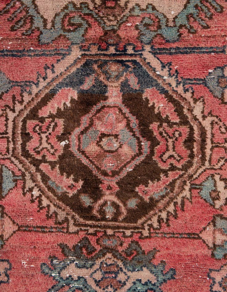Detail image of 3' 6 x 5' 6  Hand Knotted Ultra Vintage Persian Wool Rug