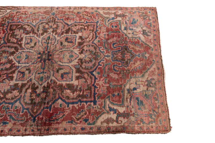 2' 9 x 4' 3 Hand Knotted Ultra Vintage Persian Wool Rug