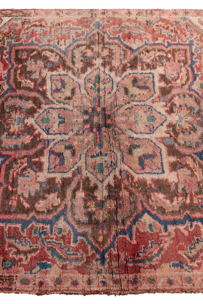 2' 9 x 4' 3 Hand Knotted Ultra Vintage Persian Wool Rug