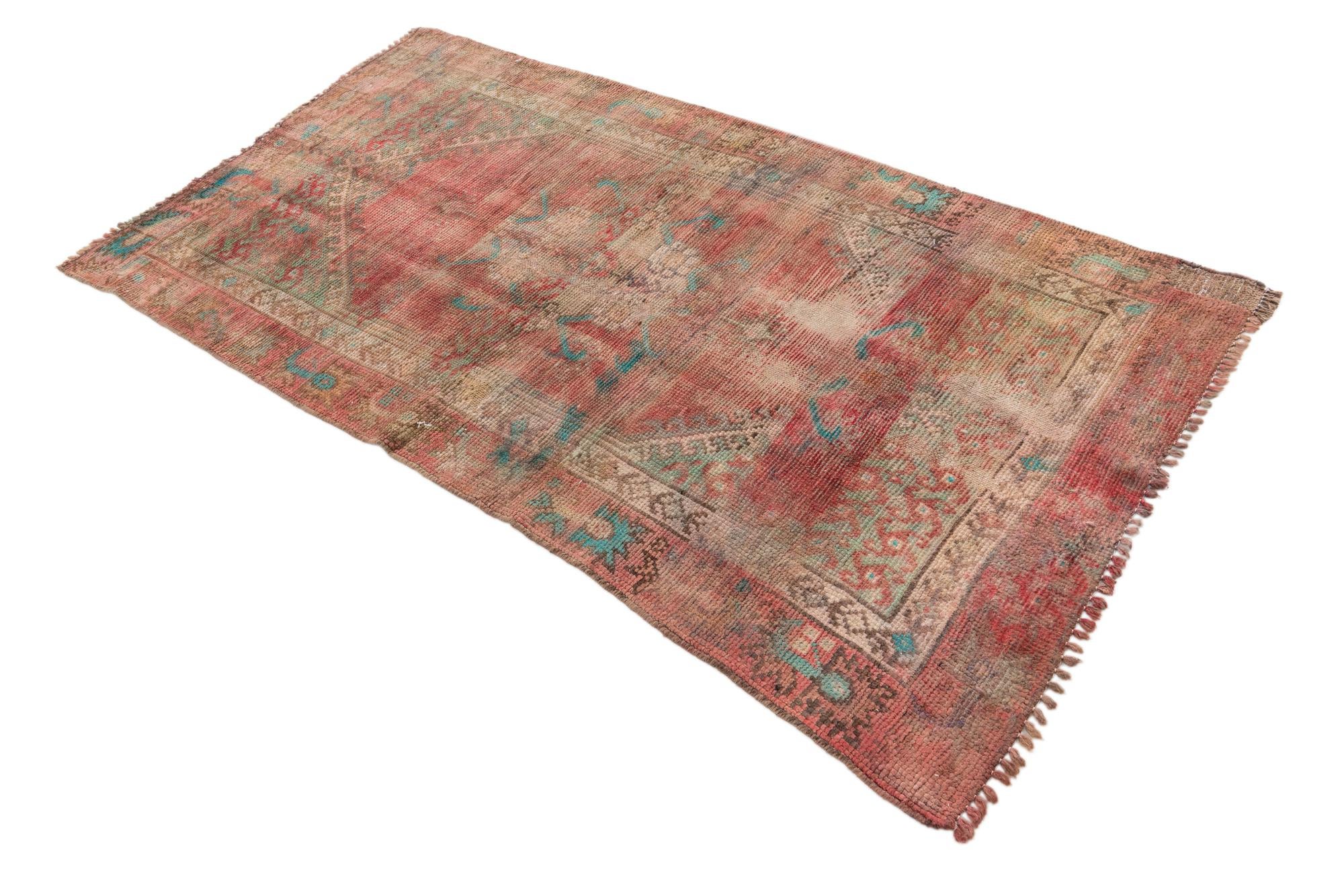 3' 3 x 5' 10 Hand Knotted Ultra Vintage Persian Wool Rug