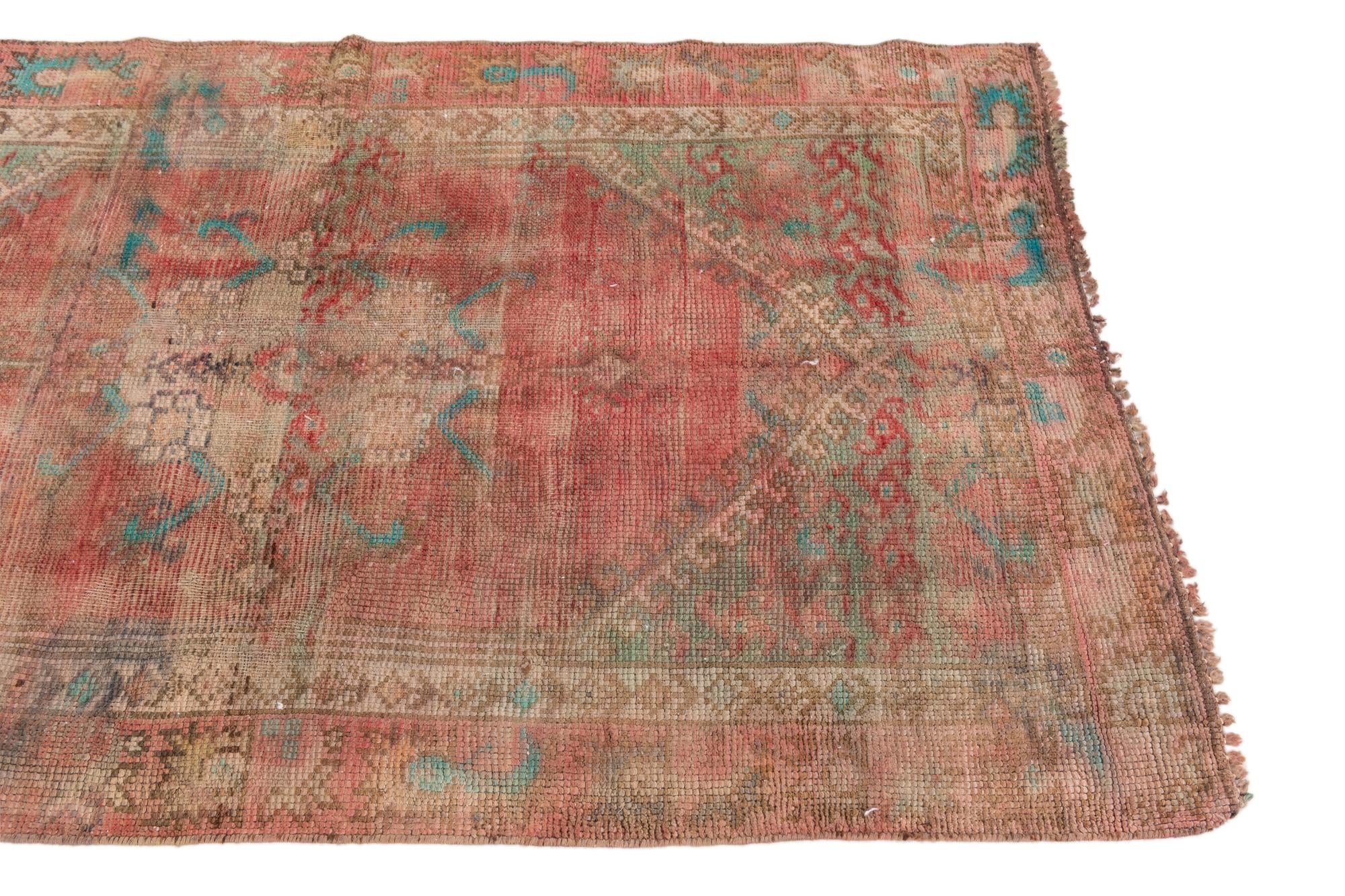 3' 3 x 5' 10 Hand Knotted Ultra Vintage Persian Wool Rug