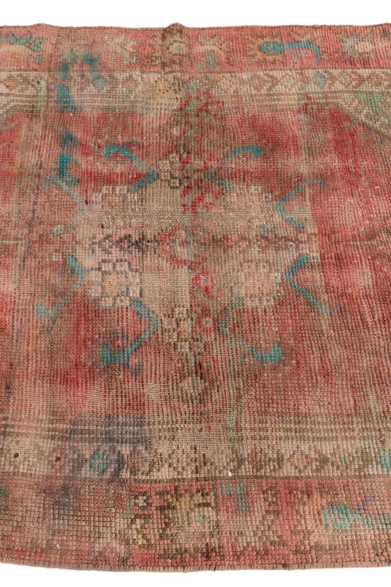 3' 3 x 5' 10 Hand Knotted Ultra Vintage Persian Wool Rug