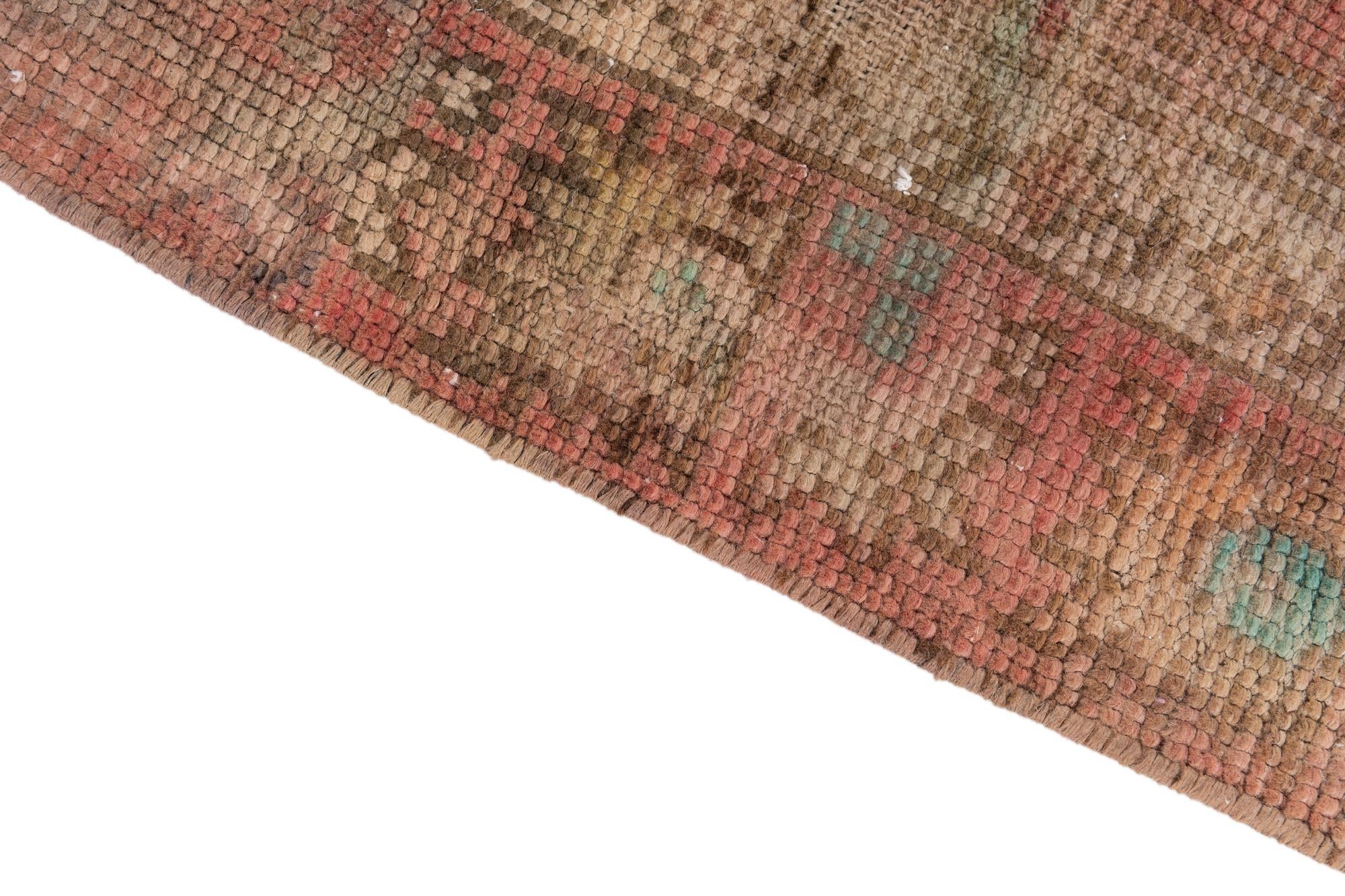 3' 3 x 5' 10 Hand Knotted Ultra Vintage Persian Wool Rug