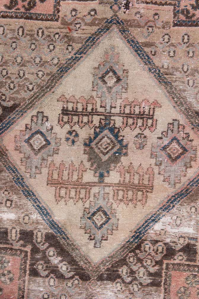 3' 10 x 5' 4 Hand Knotted Ultra Vintage Persian Wool Rug